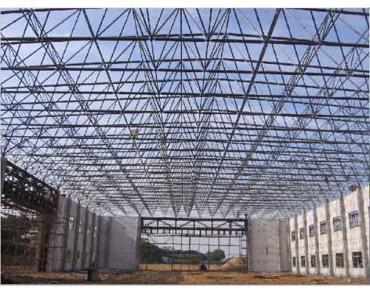珲春湖南长沙5712飞机库网架工程